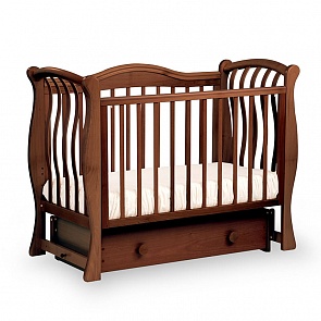 Кровать детская Лель БИ 08.2 Маргаритка маятник поперечный, орех (Лель, LIEL-БИ 08.2_орех)